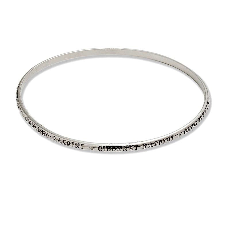 Giovanni Raspini - Bracciale 1 Filo Logo - Argento