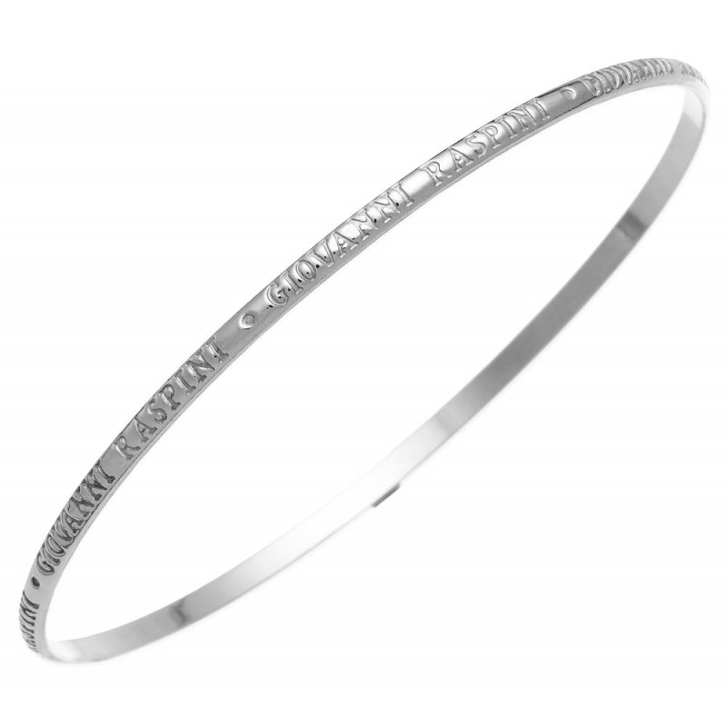 Giovanni Raspini - Bracciale 1 Filo Logo - Argento