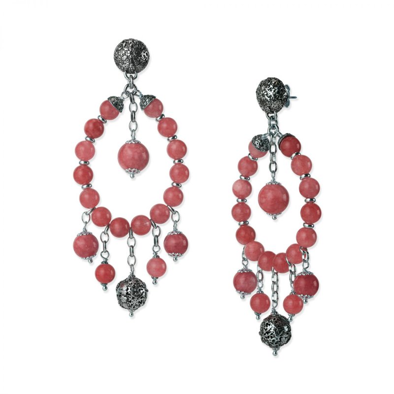 Gerardo Sacco - Orecchini Con Pietre - Argento - Donna