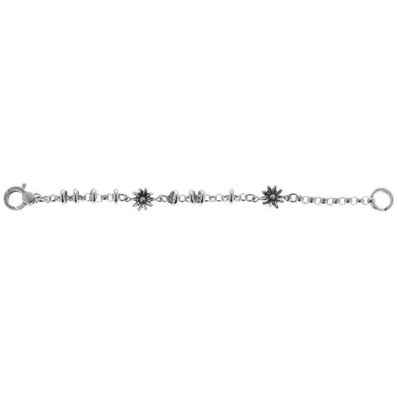 Giovanni Raspini - Bracciale Due Margherite - Argento