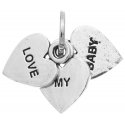 Giovanni Raspini - Ciondolo Love My Baby - Argento