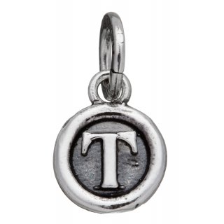 Giovanni Raspini - Lettera Bottone ''T'' - Argento
