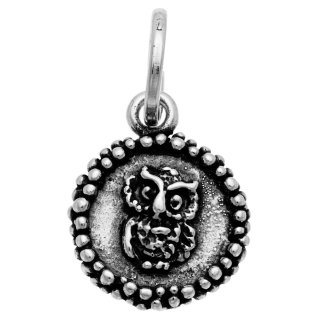 Giovanni Raspini - Charm Con Gufo - Argento