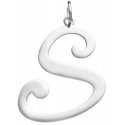 Giovanni Raspini - Charm Lettera ''S'' - Argento
