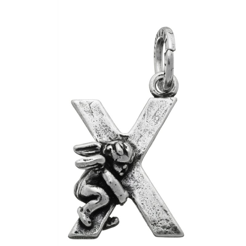 Giovanni Raspini - Charm Lettera 'X' - Argento