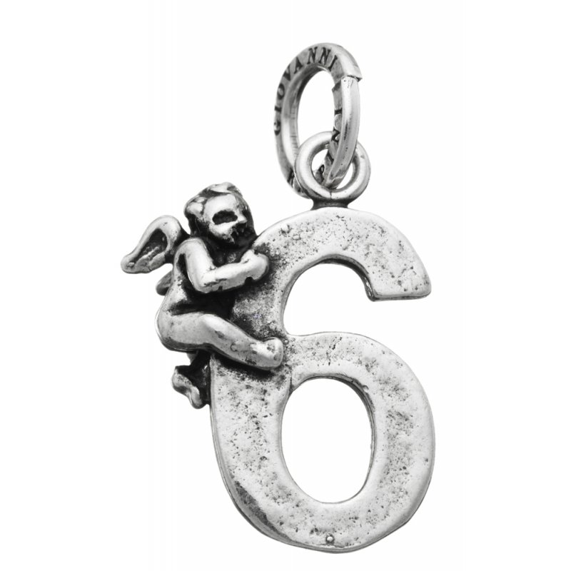 Giovanni Raspini - Charm "6" - Argento - Donna