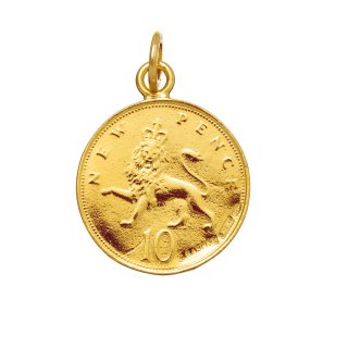 Giovanni Raspini - Charm Moneta Dorata - Argento
