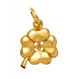 CHARM QUADRIFOGLIO MEDIO  DORATO