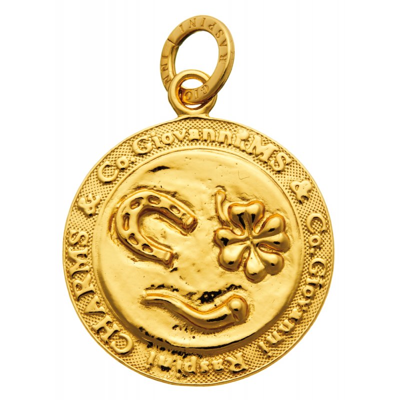 Giovanni Raspini - Charm Moneta - Argento Dorato