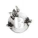 Giovanni Raspini - Lettera Farfalle 'B' - Argento