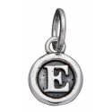 Giovanni Raspini - Charm Lettera Bottone 'E' - Argento