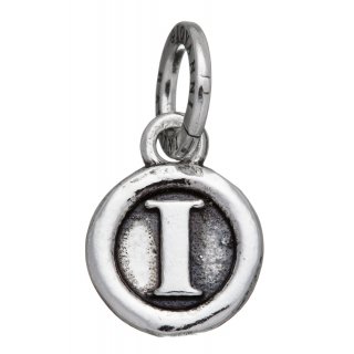Giovanni Raspini - Charm Lettera Bottone 'I' - Argento