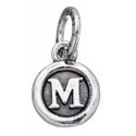Giovanni Raspini - Charm Lettera Bottone 'M' - Argento