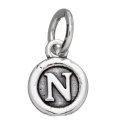Giovanni Raspini - Charm Lettera Bottone 'N' - Argento