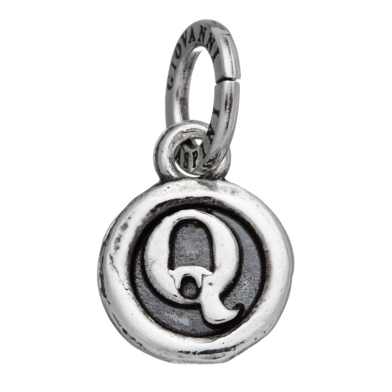 Giovanni Raspini - Charm Lettera 'Q' - Argento Donna
