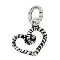 Giovanni Raspini - Charm Cuore Corda - Argento