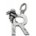 Giovanni Raspini - Charm "R" Con Angelo - Argento