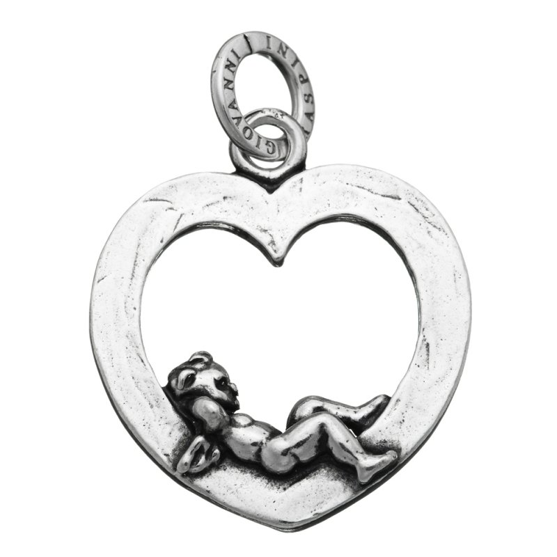 Giovanni Raspini - Charm Cuore Angelo - Argento