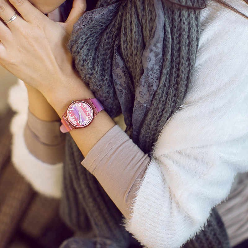Swatch - Orologio Astilbe - Donna - Silicone