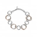Bracciale In Acciaio 316L E Pvd Rosé - 232240