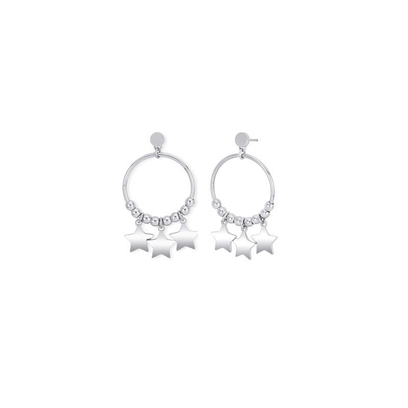 2 Jewels - Orecchini In Acciaio 316L - Stelle - Sfere