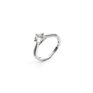 Anello in Argento con Zirconi