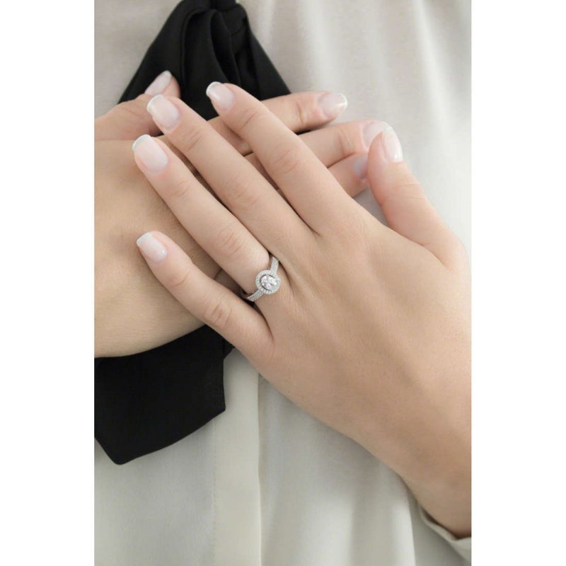 Ambrosia Gioielli - Anello Aaa 019 S - Argento - Zirconi