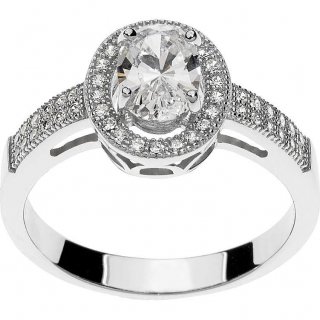 Ambrosia Gioielli - Anello Aaa 019 S - Argento - Zirconi