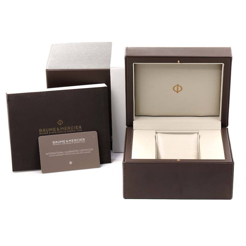 Baume&Mercier - Orologio Clifton 10052 - Automatico - Pelle