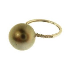 ANELLO PERLE DIAMANTI RAJOLA  - 