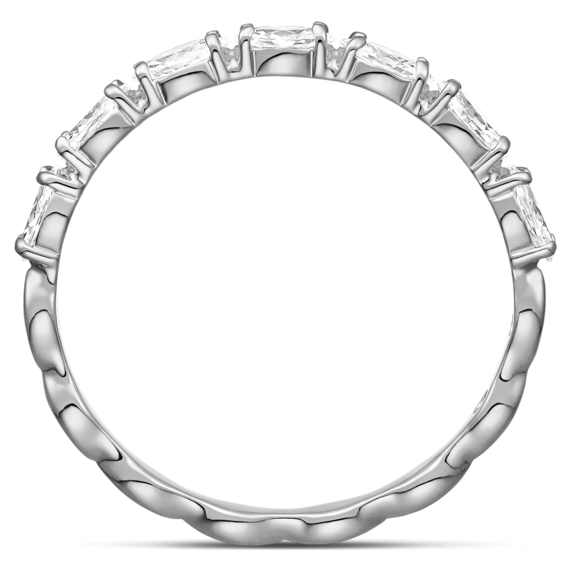 Swarovski - Anello Vittore Marquise - Cubic Zirconia - Rodio