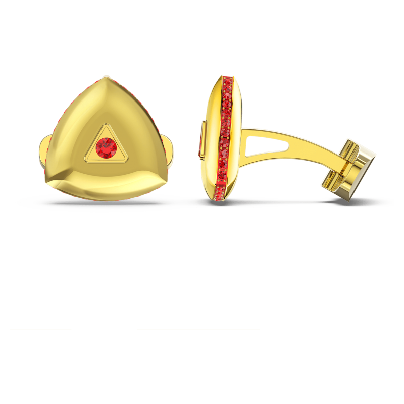 Swarovski - Gemelli Theo - Rosso - Placcato Oro