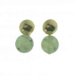 ORECCHINI PREHNITE RAJOLA  - 
