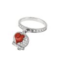 Chantecler - Anello Campanella - Oro Bianco - Diamanti