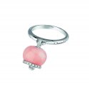 Chantecler - Anello Campanella - Oro Bianco - Diamanti