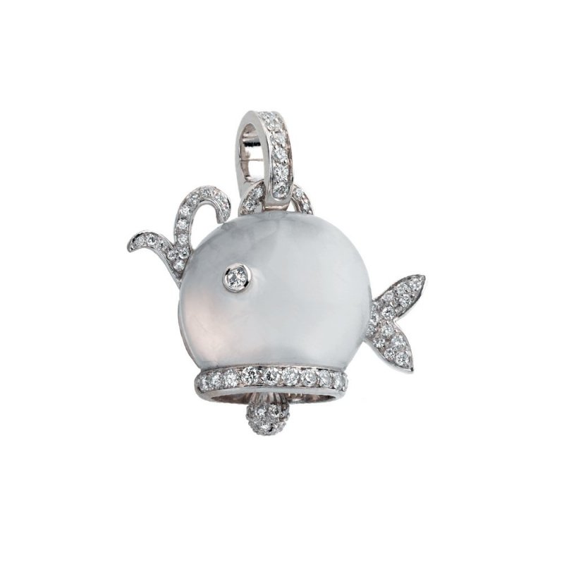 Chantecler - Ciondolo Marinelle - Oro Bianco - Diamanti
