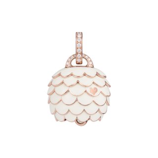 Chantecler - Ciondolo Campanella Paillettes - Oro Rosa - Diamanti