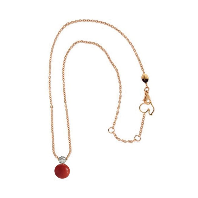 Chantecler - Collana Bon Bon - Oro Rosa - Diamanti
