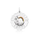 Chantecler - Ciondolo Logo Grande - Argento - Smalti Colorati