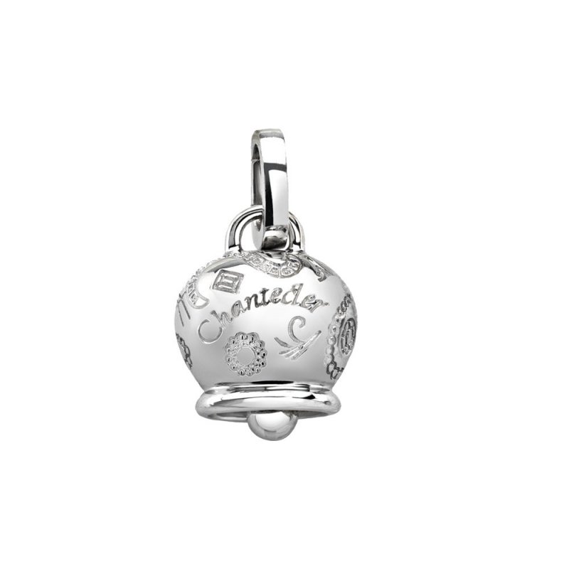 Chantecler - Ciondolo Campanella Suamèm - Oro Bianco 9Kt