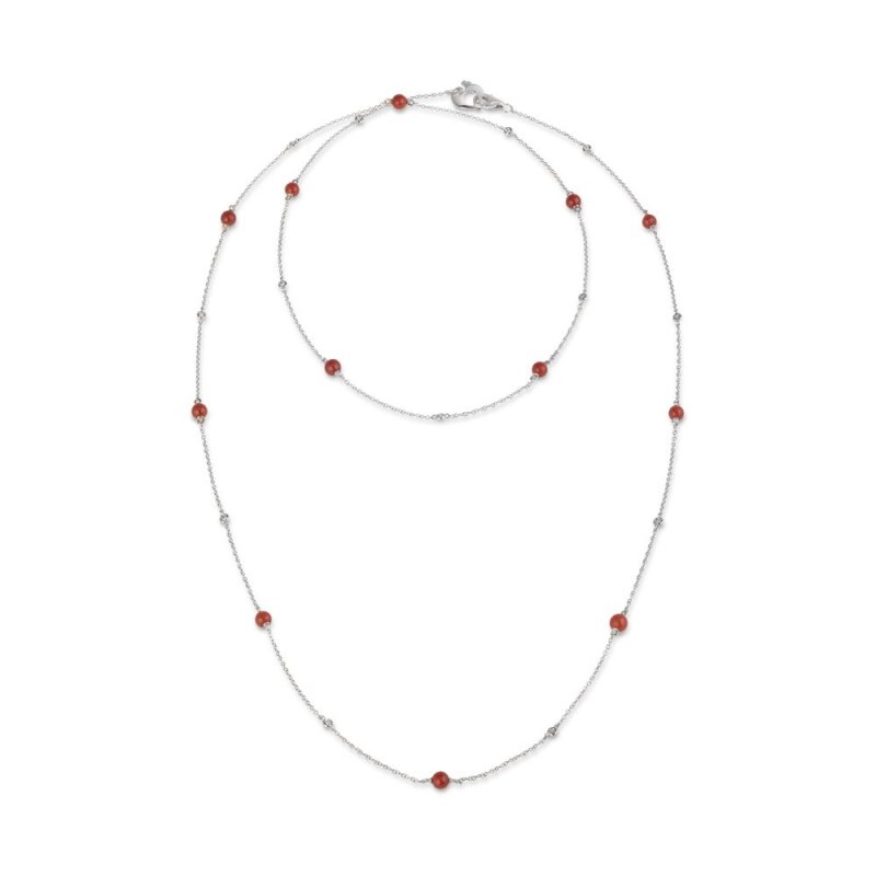 Chantecler - Collana In Oro Bianco 18Kt - Oro Bianco - Diamanti