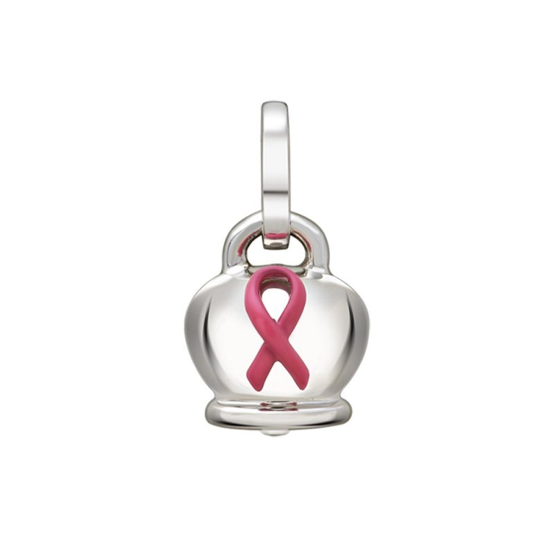 Chantecler - Ciondolo Et Voilà Campanella Rosa - Argento - Smalto