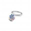 Chantecler - Anello Campanella Micro - Argento - Smalto