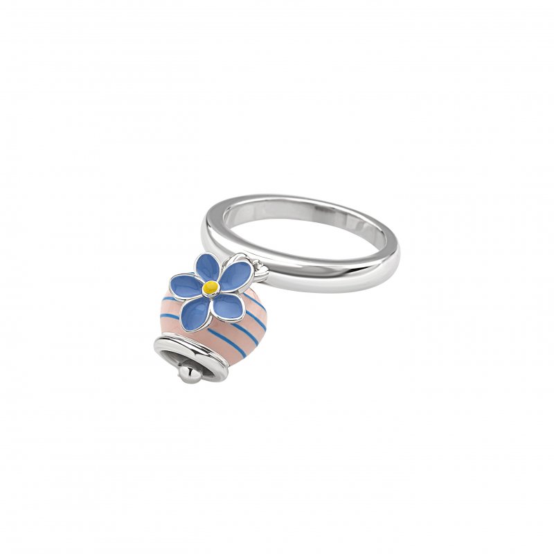 Chantecler - Anello Campanella Micro - Argento - Smalto