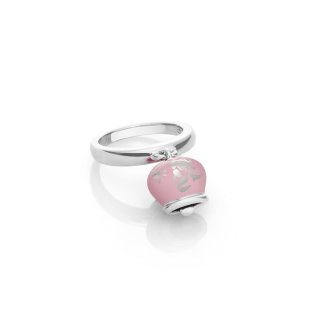 Chantecler - Anello Et Voilà - Argento - Smalto Rosa