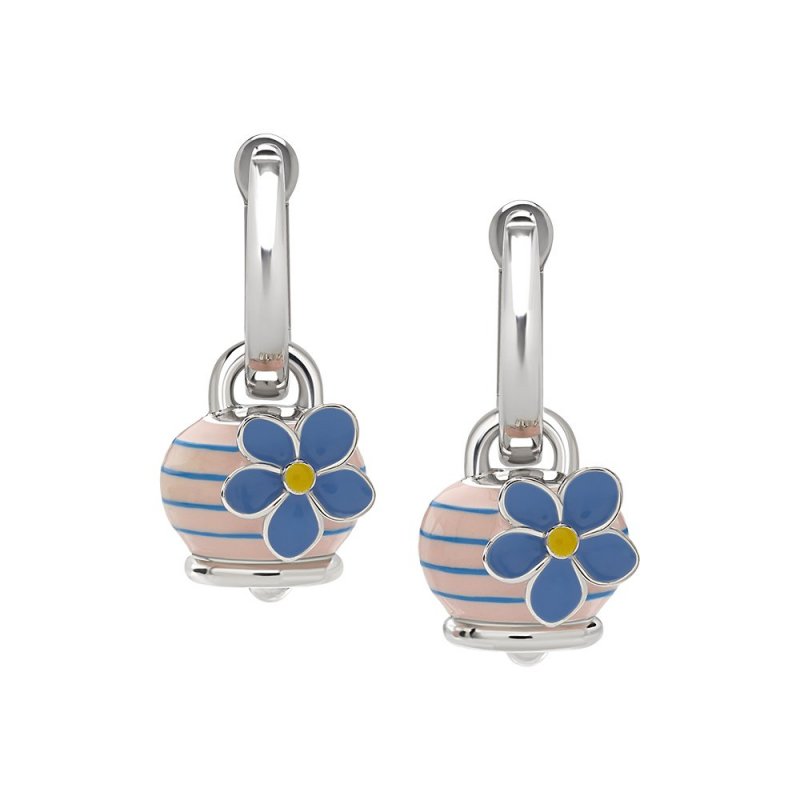 Chantecler - Orecchini Campanella Micro - Argento - Smalto