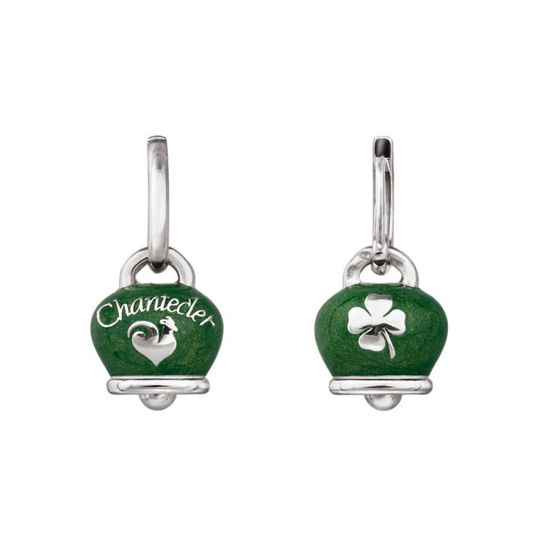 Chantecler - Orecchini Et Voilà - Argento - Smalto Verde
