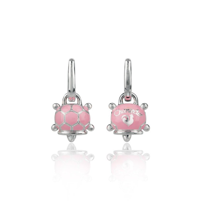 Chantecler - Orecchini Et Voilà - Argento - Smalto Rosa