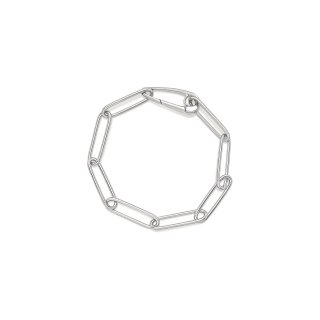 Chantecler - Bracciale Maglie Ovali - Argento - Donna