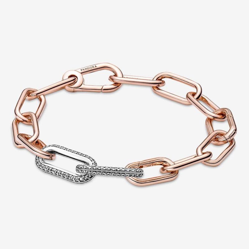 Doppio Link Pietre Luminose Pandora Me